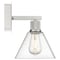 Access Lighting Port Nine Martini, Martini LED Wall Sconce, Brushed Steel Finish, Clear Glass 63143LEDDLP-BS/CLR - alternate 7